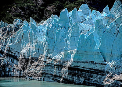 Seracs at the Terminus of Marjerie Glacier, Glacier Bay National Park, AK