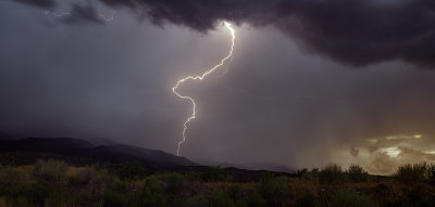 Lighting  Over Mingus Mountain Cottonwood, AZ