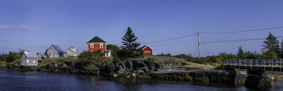 Site of TV Show Jesse Stone near Blue Rocks Nova Scotia, Canada