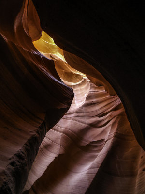 The Slide, Lower Antelope Canyon, Page, AZ