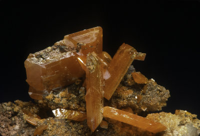 Wulfenite, Red Cloud Mine, AZ