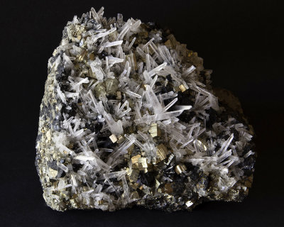 Pyrite, Sphalerite, and Quartz, Huanzala Mine, Huallanca Disrict, Peru