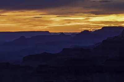 Sunset from Lipan Point, Grand Canyon National Park, AZ