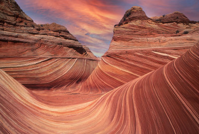 The Wave, North Coyote Buttes,  Paria Plateau, AZ