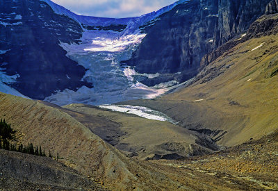 (AG23) Lateral and ablation moraine, Dome Glacier, Alberta, Canada