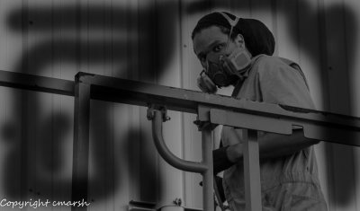 _RMR9733.jpg  - the artist  BMike at work creating new image.