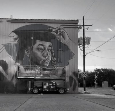 screenshot taken  by the artist BMike of his work