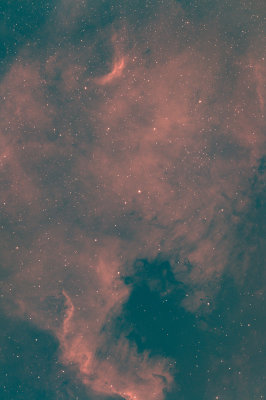 NGC 7000 Ha from OSC Camera