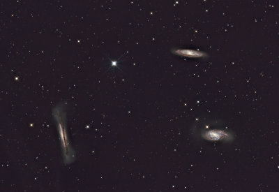 Leo Triplet - M65, M66 and NGC 3628