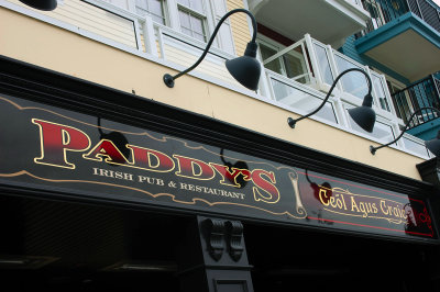 Paddy's for the last dinner in Bar Harbor