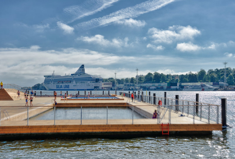 Summer Sunshine at Allas Sea Pool