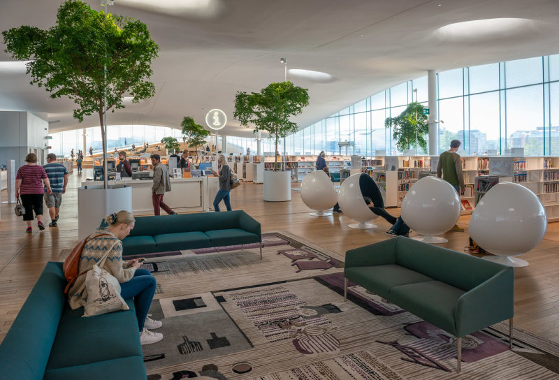 One of the Central Reading Areas