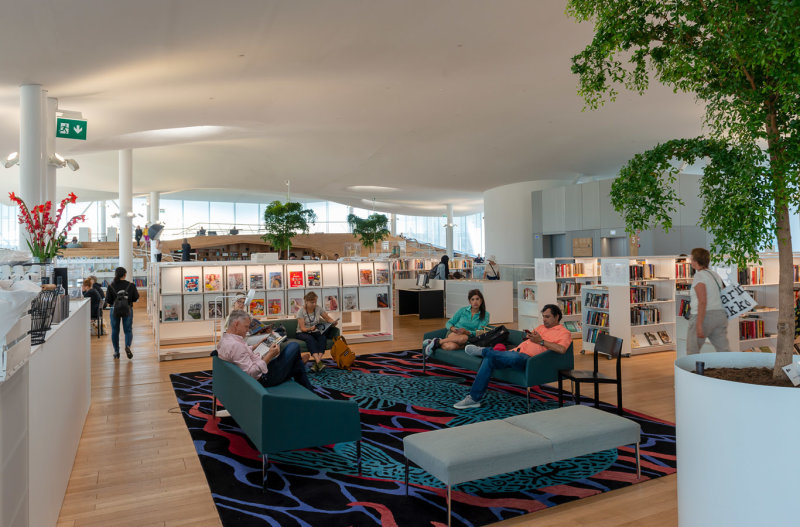 A Central  Reading Area