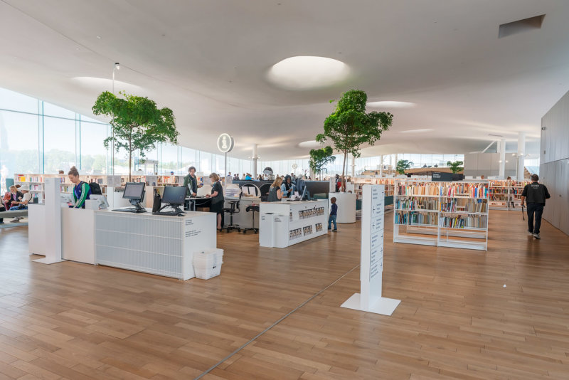 The Central Info Area on the Third Floor