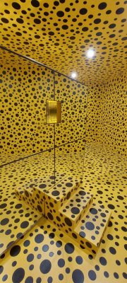 polka-dot and mirror installations 