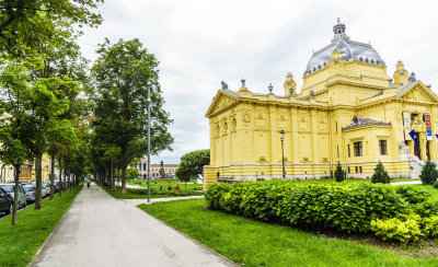 Zagreb's Art Pavilion.