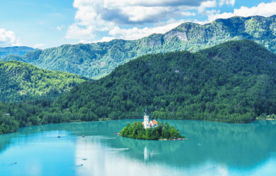 A Little Church on an Island  