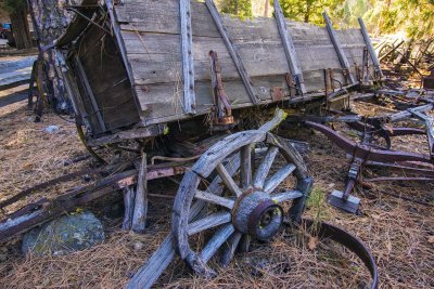 Horse Drawn Freight Wagon Remnants