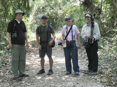 Carara National Park, Lynn, Emmanuel, Lynne, and Jeanette