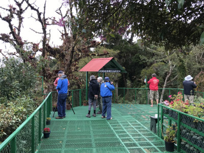 Deck at Quetzal Mountain Lodge