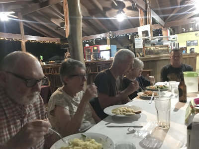 Dinner at Aqua Dulce, Osa Peninsula