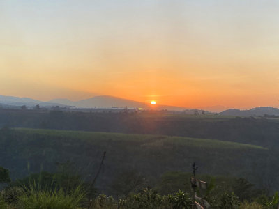 Sunrise on way to Arenal Volcano