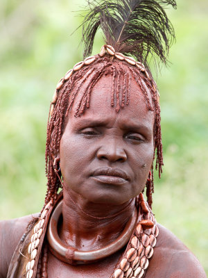 Hamar woman at bull jump