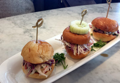Lobster sliders at Sea Smoke