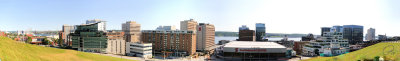 7-shot downtown panorama from Citadel Hill