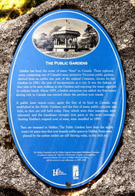 Halifiax Public Gardens - The story