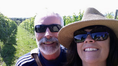 At the Domaine de Grand Pr winery