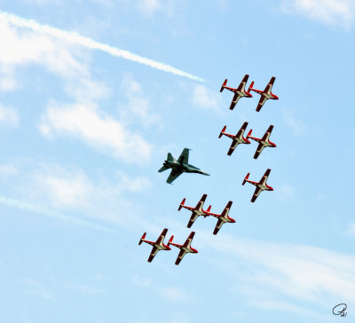 Canada's Snowbirds with CF-18