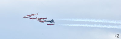 Canada's Snowbirds with CF-18