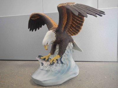 Bald Eagle on the Water Decanter