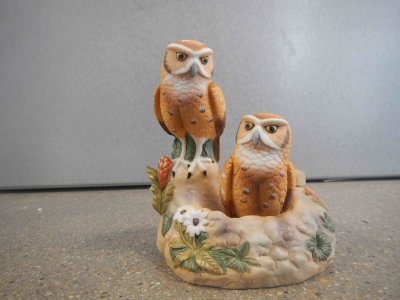 Burrowing Owls (mini) Decanter