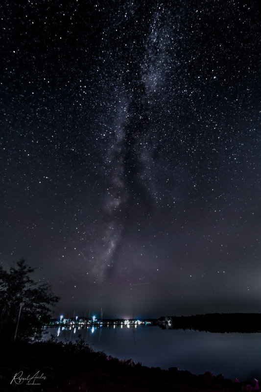 Milky Way over Taylors Island, Chesapeake bay