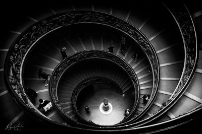 Vatican museum staircase