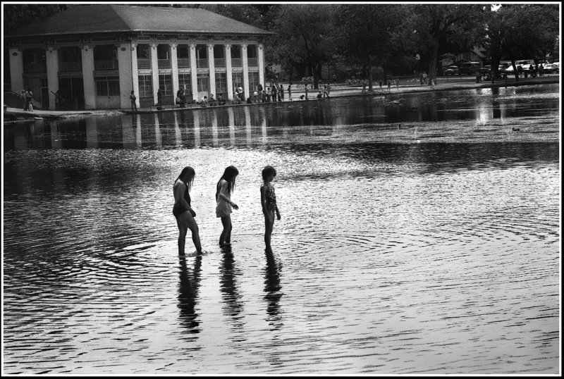 Wading at Washington Park