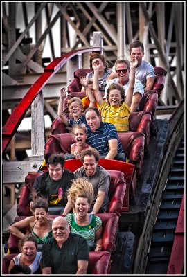 The Cyclone Rollercoaster