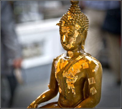 Buddha with Gold Leaf