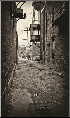 Alley between 4th and 5th Street off Main St.