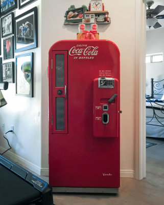 Ben Franklin Store Coke Machine