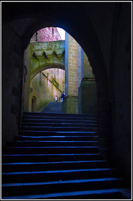 Mont St. Michel Stairway
