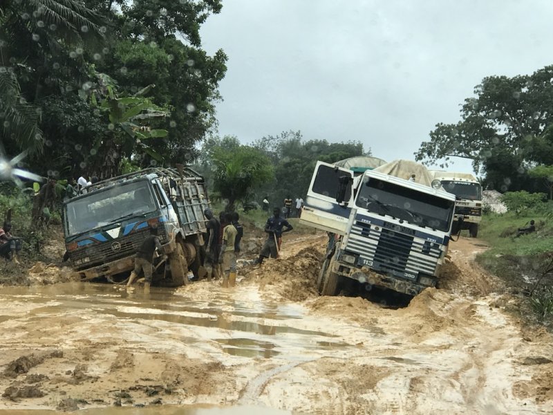 Liberia on the road to Maryland