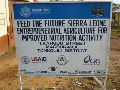 Sierra Leone - consortium partners in Feed the Future project