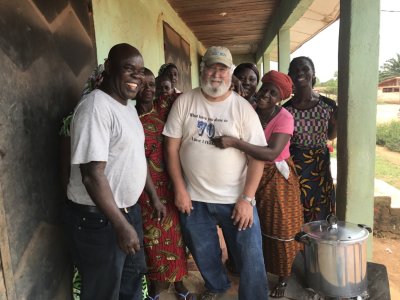 Liberia - canning fish class (note canner bottom right)