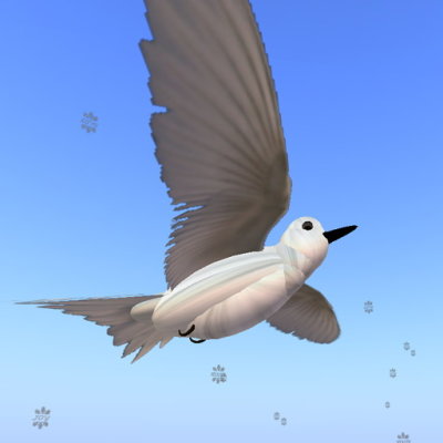 Christmas Dove (flies randomly) & sings, emits snow flakes