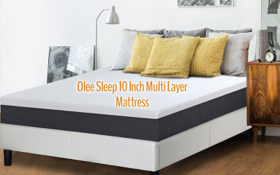 Olee Sleep 10 Inch EOS Multi Layer Gel Infused Memory Foam Mattress Review