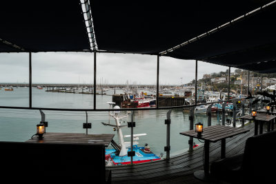 View of Brixham Harbour from Rockfish restaurant