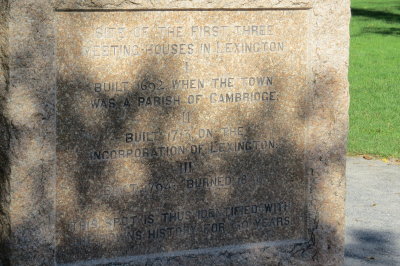 site of 3 meeting houses